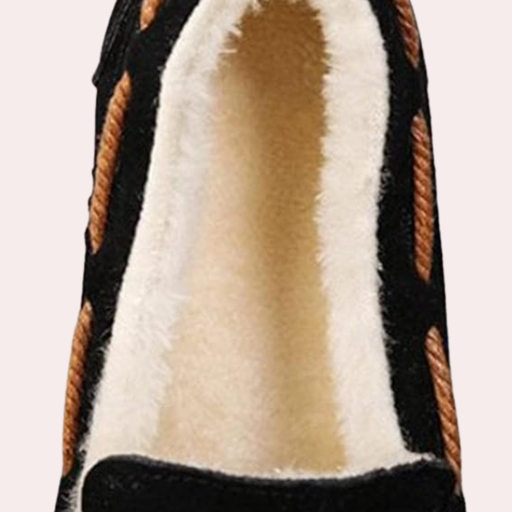 Warme damesschoenen met fleecevoering en moderne look – SYLÉA - Glamorix