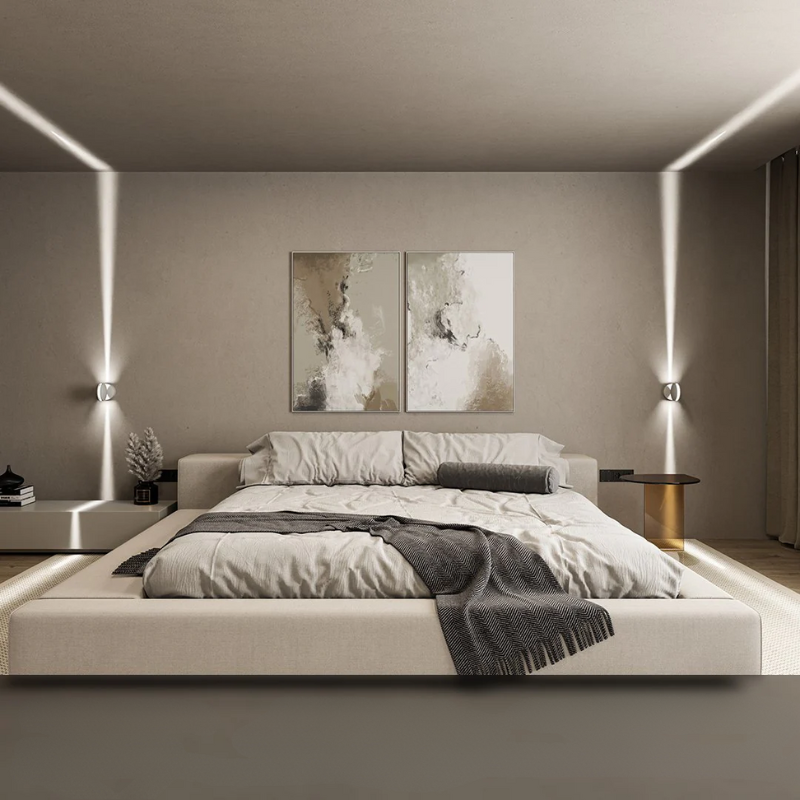 Moderne LED wandlamp met minimalistisch design en sfeervol licht – LUMAVIA NovaLine - Glamorix