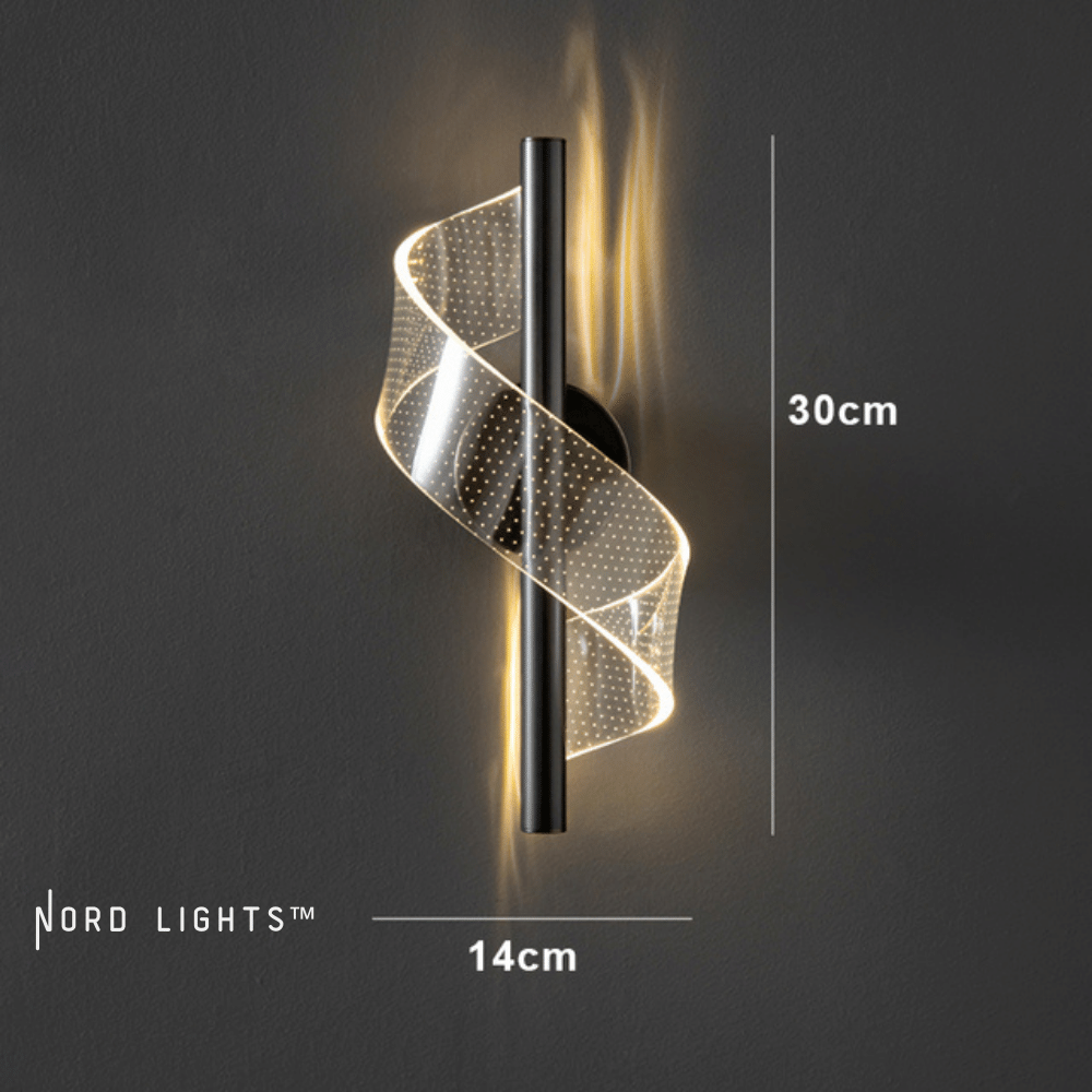 AURORA - Moderne muurlamp geïnspireerd door het noorderlicht