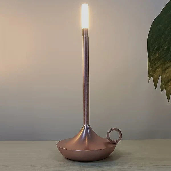 LumaZen Aura – Subtiele oplaadbare tafellamp met zacht licht en rustgevend design