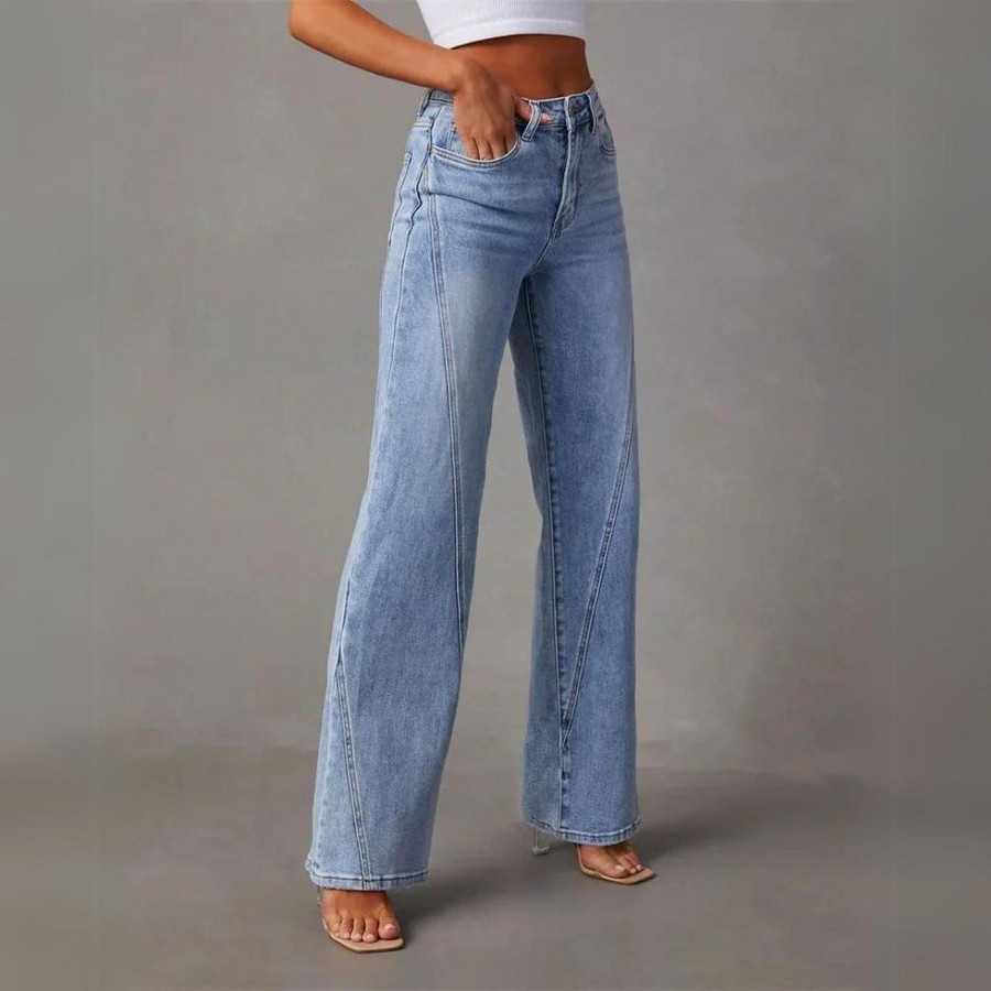 VIVIAN - Stijlvolle hoge taille flair jeans voor dames