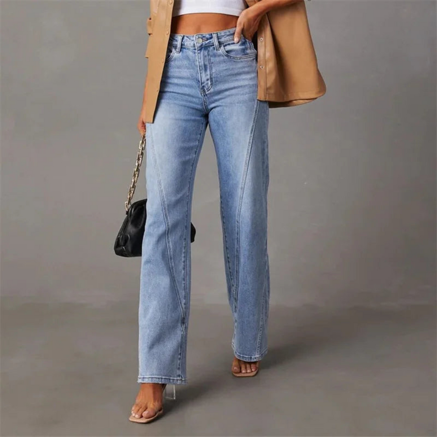 VIVIAN - Stijlvolle hoge taille flair jeans voor dames