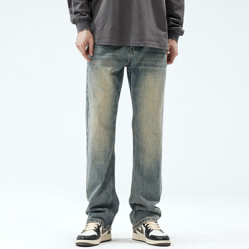 JAMES - Casual denim broek met rechte pijpen