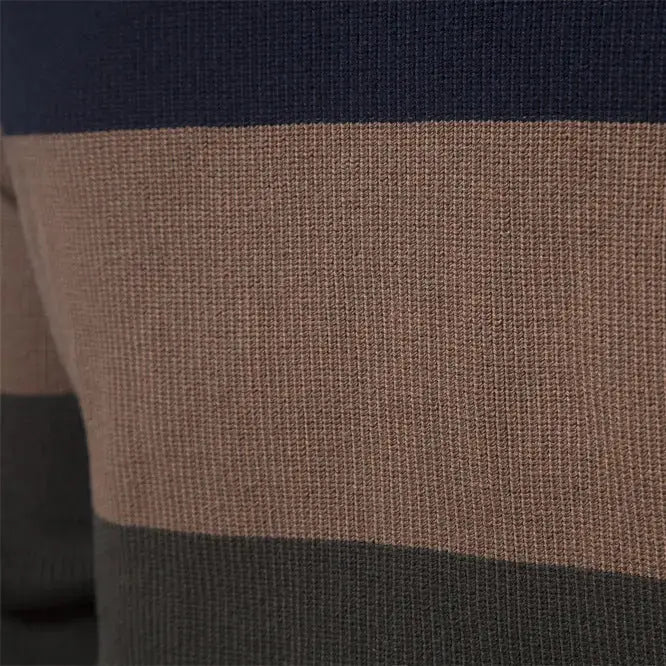 Casual herentrui met halve rits en comfortabele pasvorm – JAREL - Glamorix