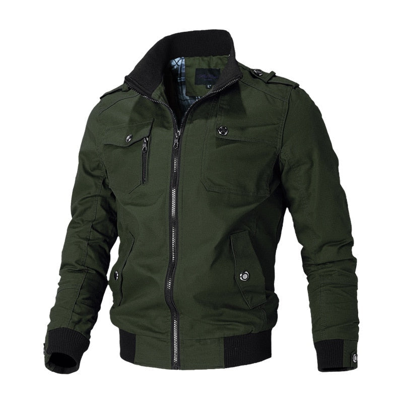 Ely - Bomberjack met zakken en ritssluiting voor heren - Glamorix