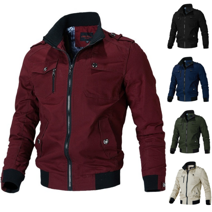 Ely - Bomberjack met zakken en ritssluiting voor heren - Glamorix