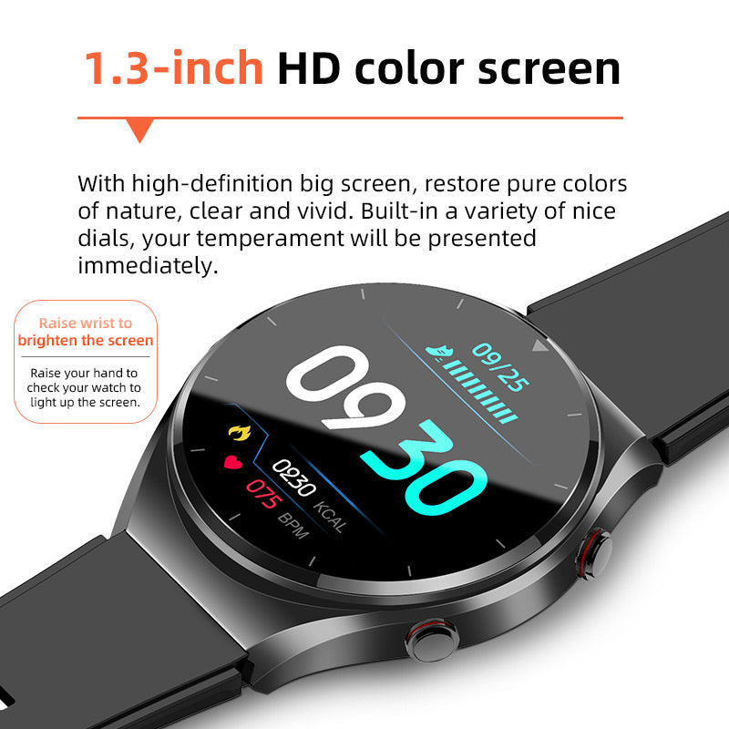 Gezondheids-smartwatch met bloedglucose, EKG en bloeddrukmonitor – BIOCHECK PRO - Glamorix
