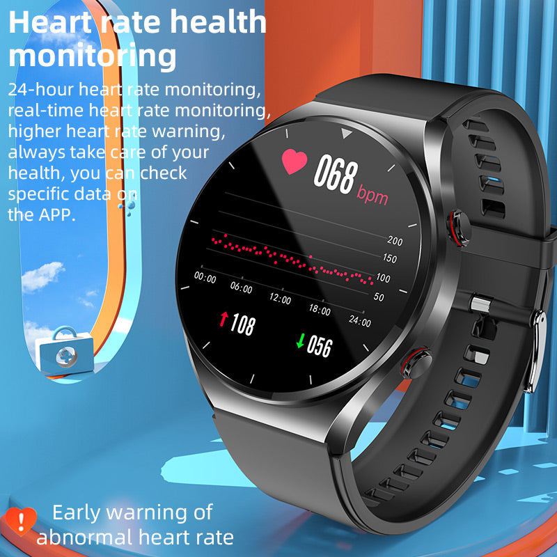 Gezondheids-smartwatch met bloedglucose, EKG en bloeddrukmonitor – BIOCHECK PRO - Glamorix
