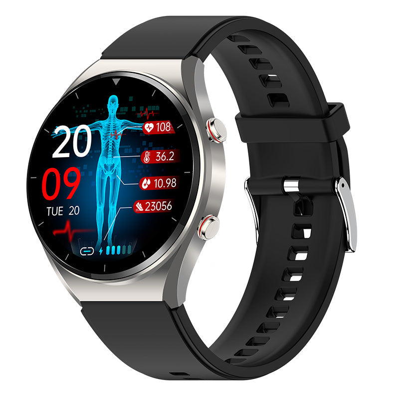 Gezondheids-smartwatch met bloedglucose, EKG en bloeddrukmonitor – BIOCHECK PRO - Glamorix