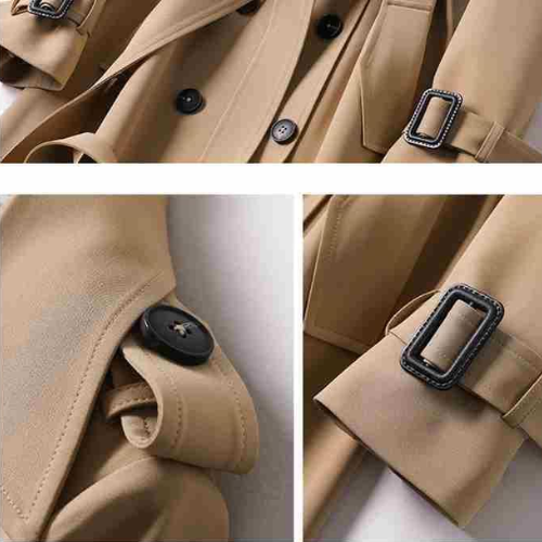 ELARA - Stijlvolle trenchcoat met flatterende pasvorm