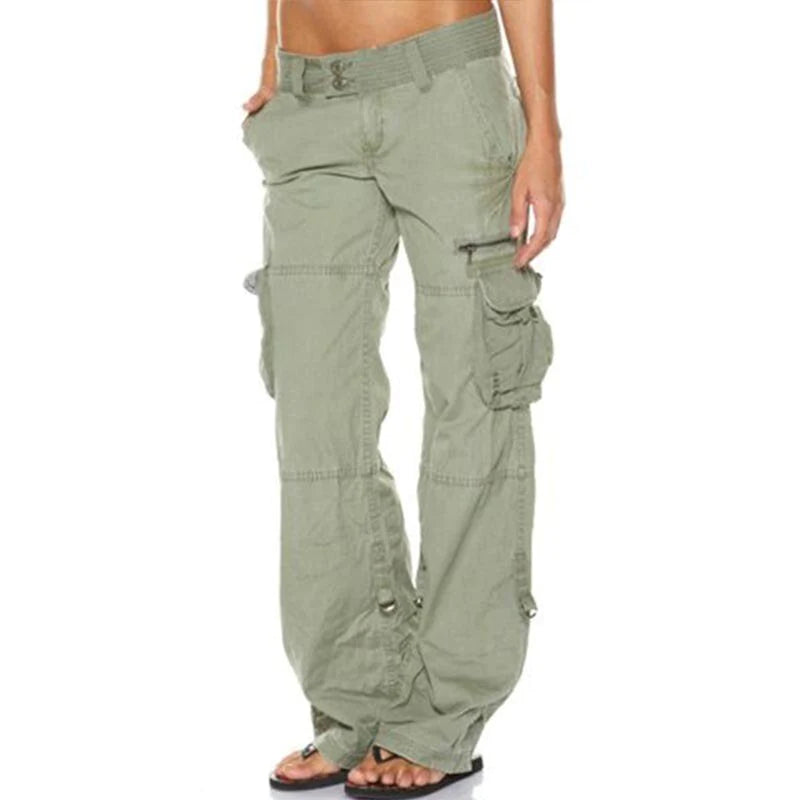 ALEXIS - Dames cargobroek met zakken voor een trendy en functionele look