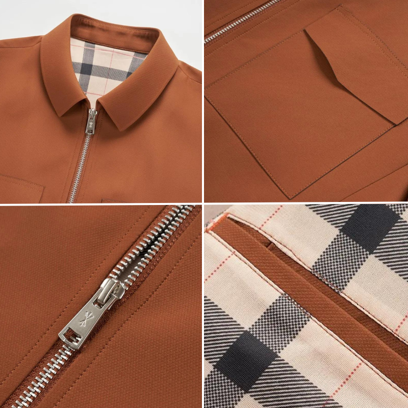 DYLAN - Casual herenjack met ritssluiting en tijdloze stijl
