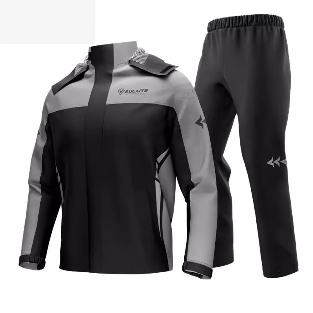 Reflecterend regenpak met opbergtas voor outdoor activiteiten – VISTRA RAINGUARD - Glamorix