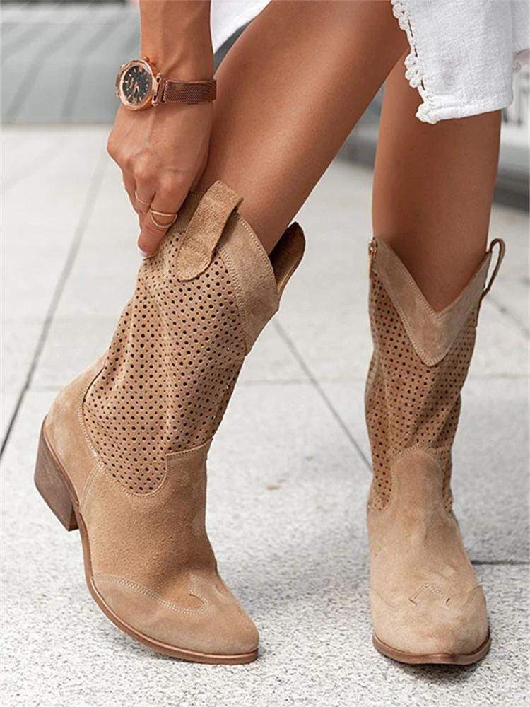 CAMILLE - Halfhoge casual laarzen met Mary Jane-stijl voor dames
