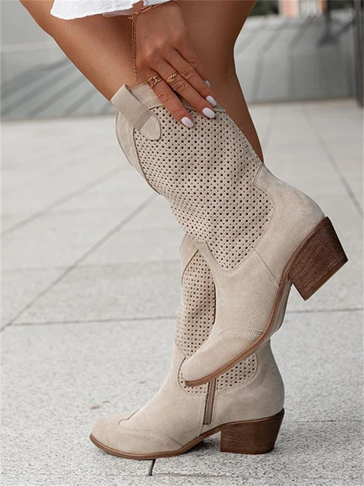 CAMILLE - Halfhoge casual laarzen met Mary Jane-stijl voor dames
