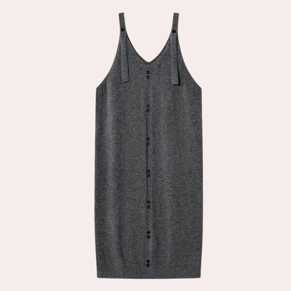 ISLA - Los gebreide maxi-jurk voor een moeiteloos elegante look