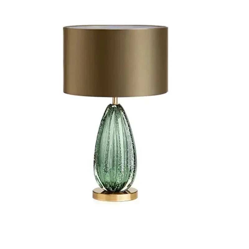GRANDGLOW - Oversized glazen tafellamp met moderne elegantie