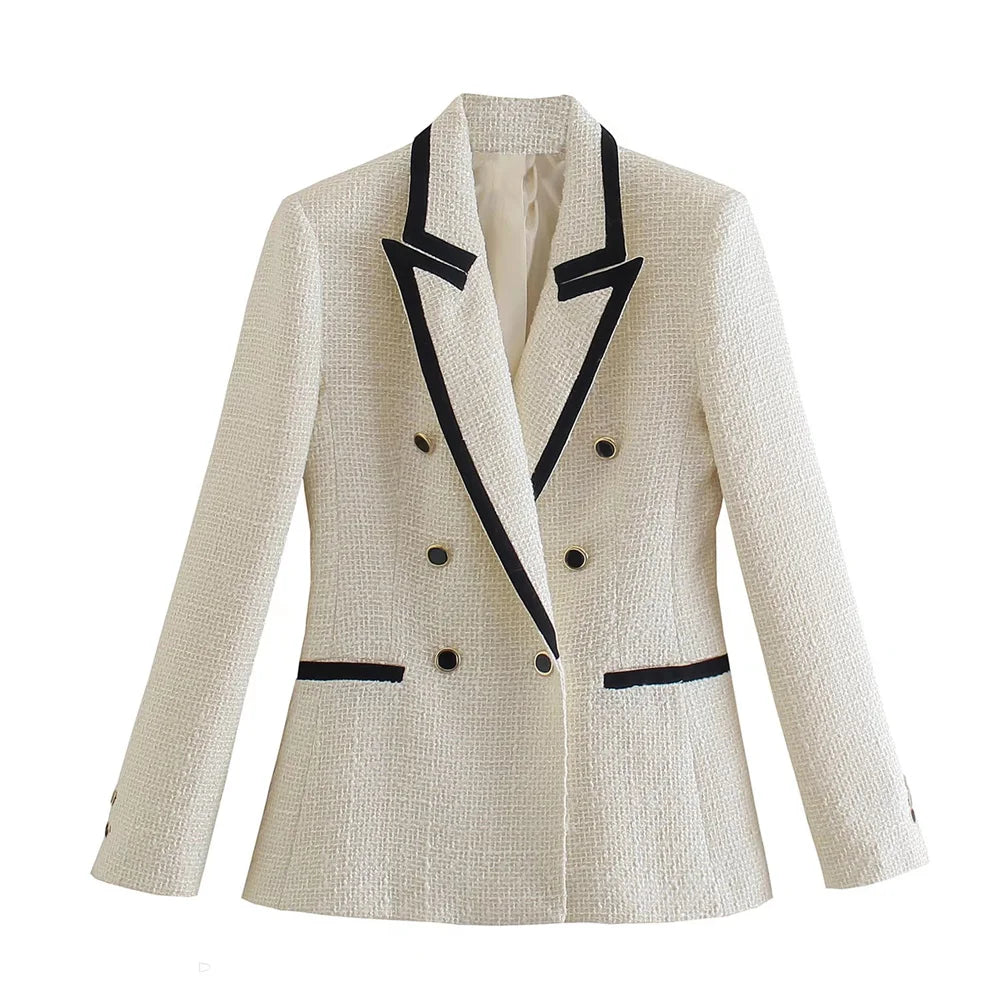 VIVIAN - Chique damesblazer met dubbele rij knopen