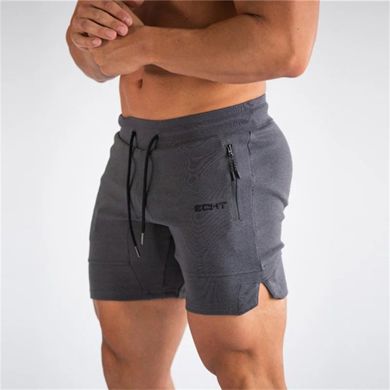 Heren sportshort met ritszakken en verstelbaar trekkoord – NERO MOTIONSHORT - Glamorix