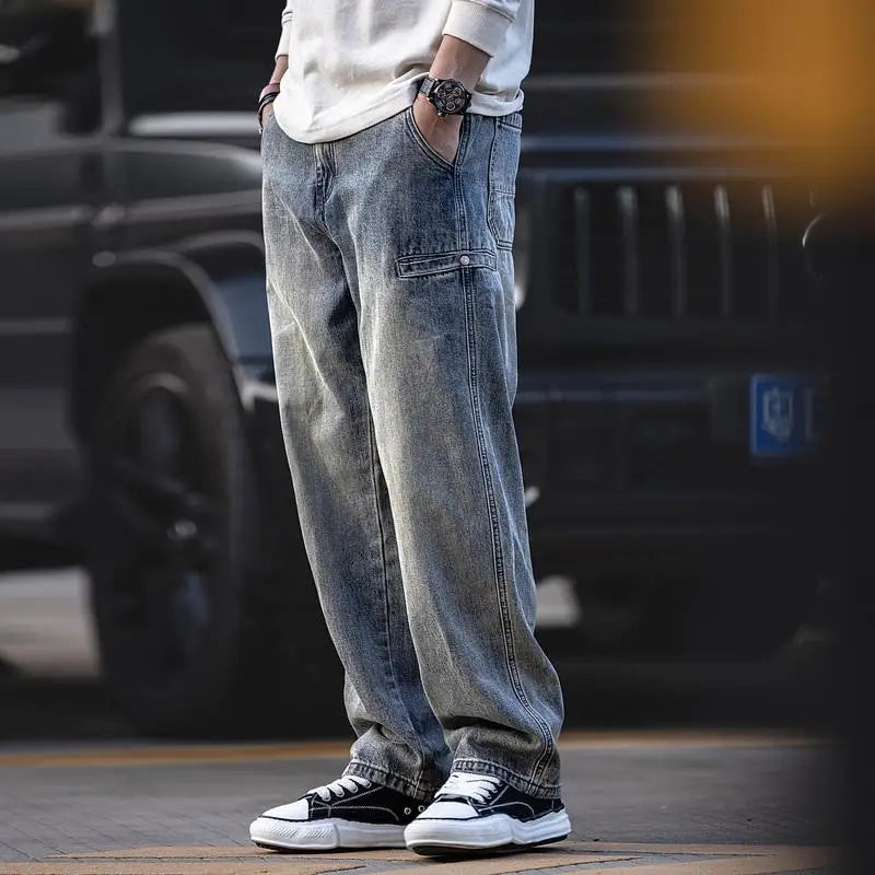DENVER - Relaxed-fit vintage jeans voor heren