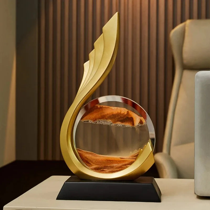 GOLDEN WAVE – Luxe zandloper met gouden details