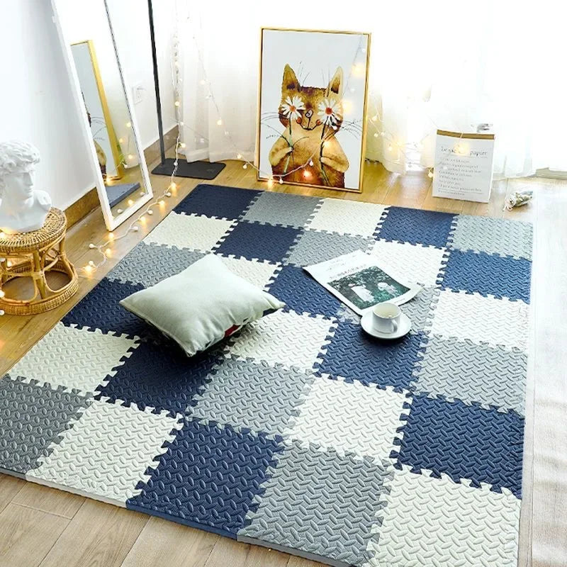 Zachte baby speelmat van foam met puzzelstukken – NUBI PLAYPAD - Glamorix