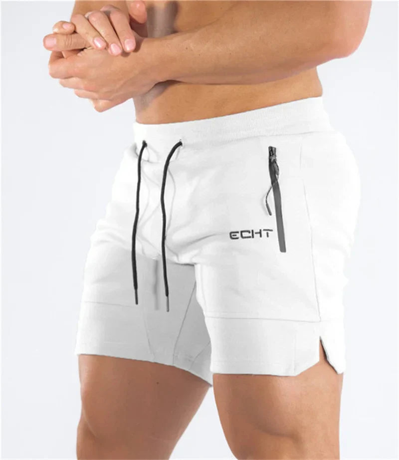 Heren sportshort met ritszakken en verstelbaar trekkoord – NERO MOTIONSHORT - Glamorix
