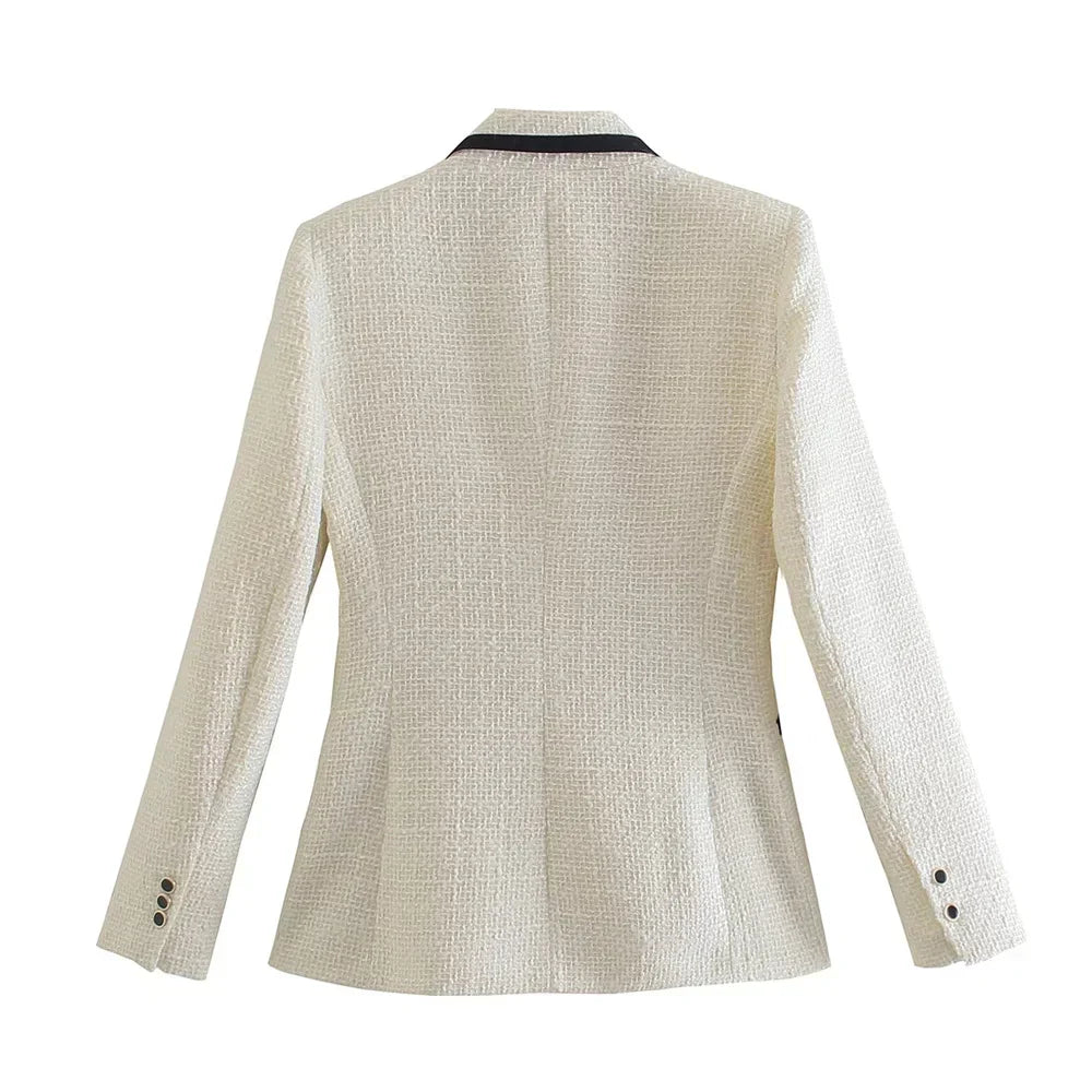 VIVIAN - Chique damesblazer met dubbele rij knopen