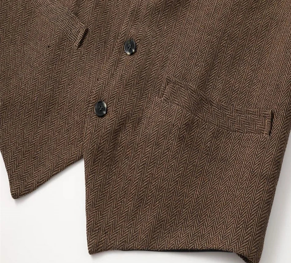Klassiek herenvest met vintage look en moderne pasvorm – HARVEY VINTON - Glamorix
