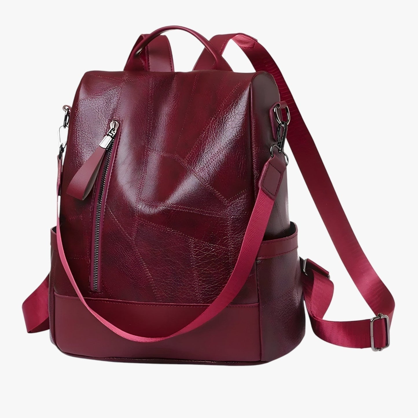 Vintage rugzak met stijlvolle details en laptopvak – LIVORA RetroPack - Glamorix