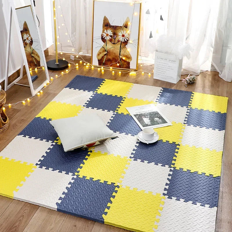 Zachte baby speelmat van foam met puzzelstukken – NUBI PLAYPAD - Glamorix