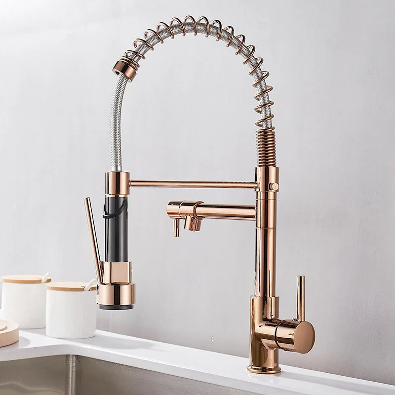 Dubbele waterkraan met draaibare uitloop – FLOWTWIST DUO - Glamorix