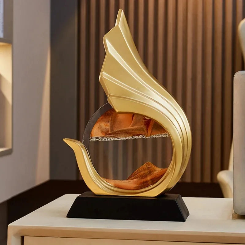 GOLDEN WAVE – Luxe zandloper met gouden details