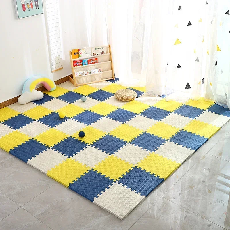 Zachte baby speelmat van foam met puzzelstukken – NUBI PLAYPAD - Glamorix