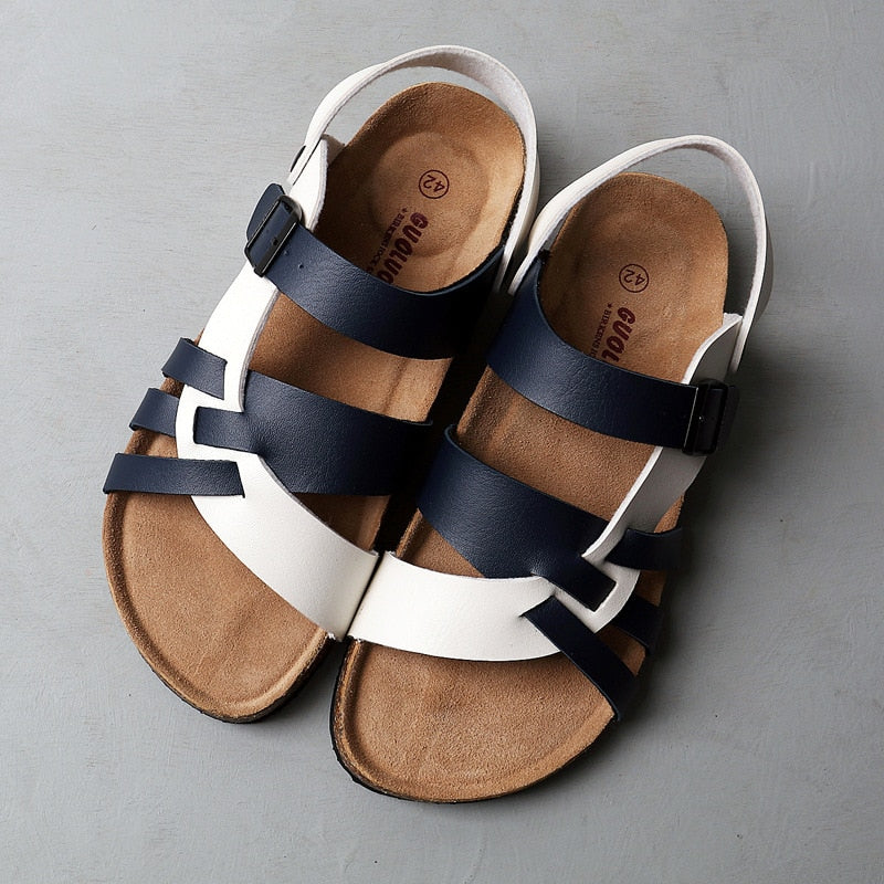 Heren sandalen met verstelbare banden en antislipzool – RAVEL WALK - Glamorix