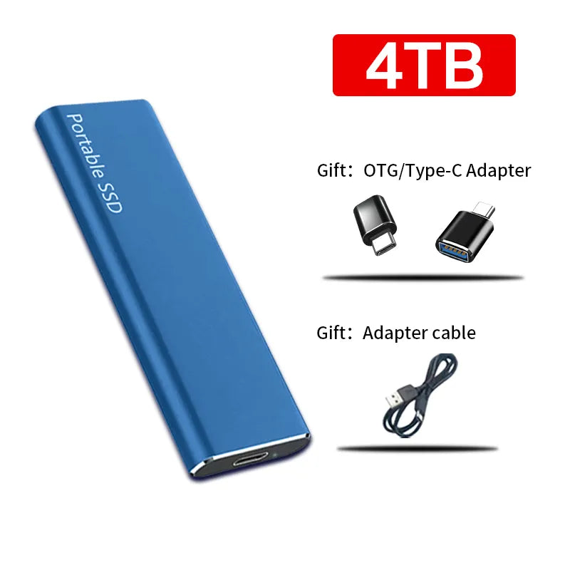 4TB externe harde schijf met USB-C en hoge overdrachtssnelheid – DATAVAULT 4X - Glamorix