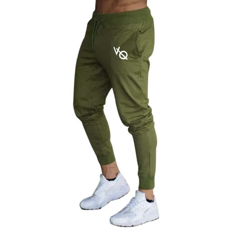 Slim fit heren jogger met enkelboorden en sportieve look – AXEL MOTION - Glamorix