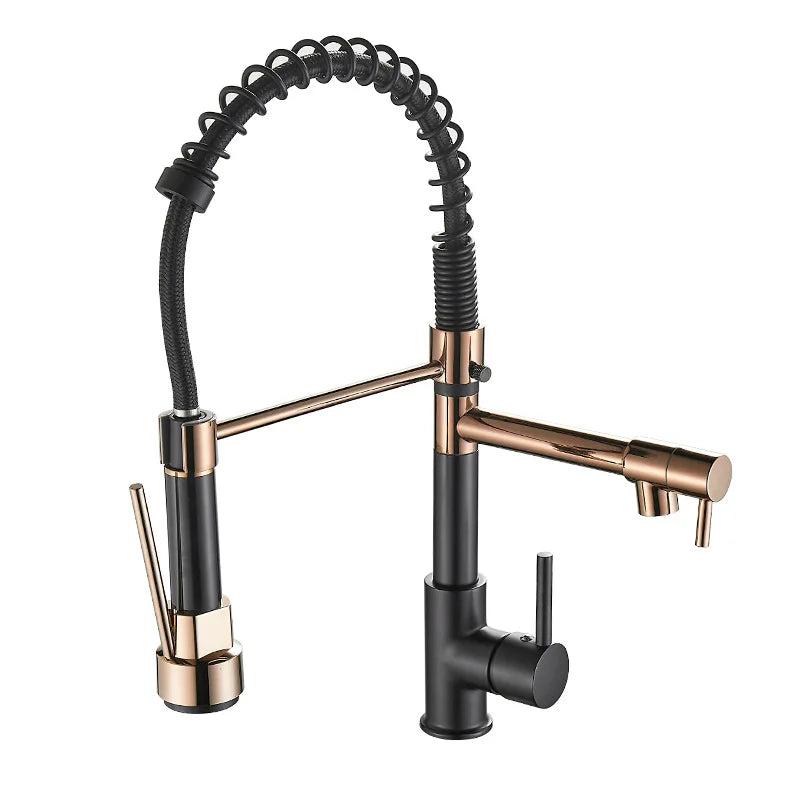 Dubbele waterkraan met draaibare uitloop – FLOWTWIST DUO - Glamorix