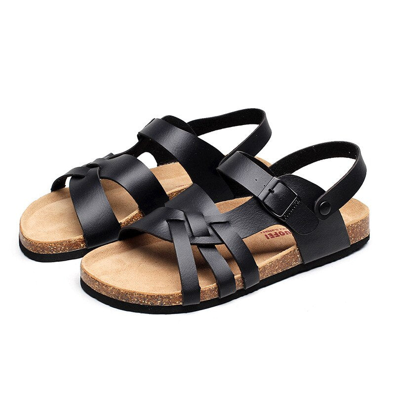 Heren sandalen met verstelbare banden en antislipzool – RAVEL WALK - Glamorix