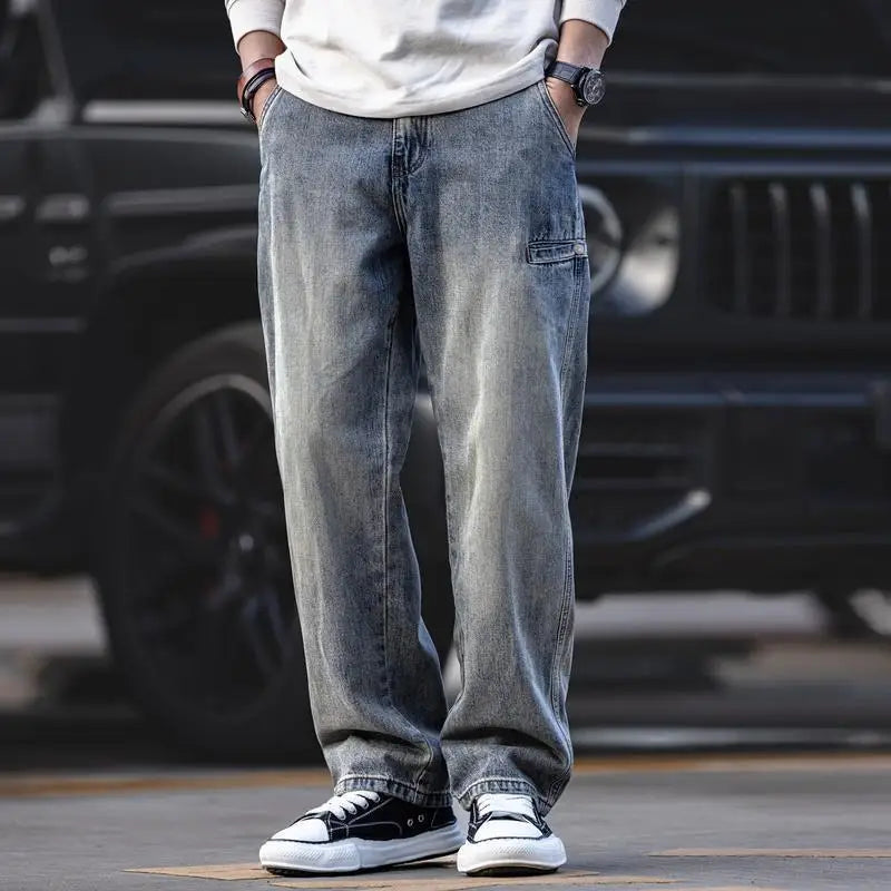 DENVER - Relaxed-fit vintage jeans voor heren
