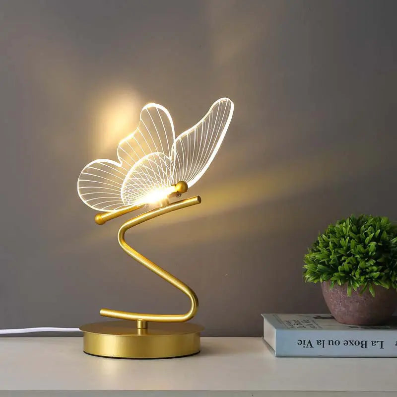 PAPILLIA - Sfeervolle tafellamp met vlinderdesign