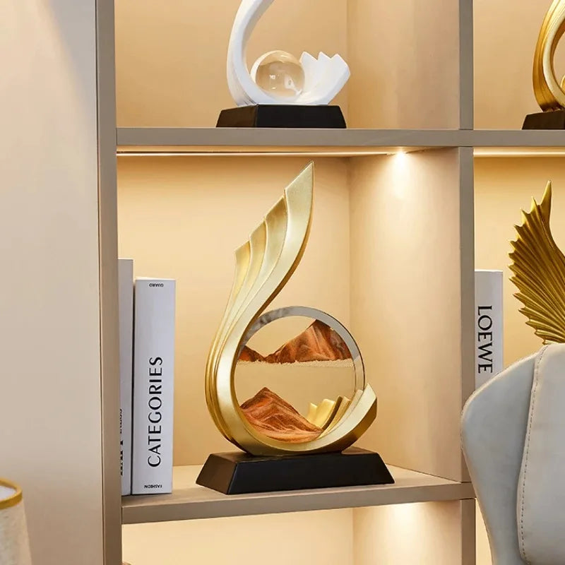 GOLDEN WAVE – Luxe zandloper met gouden details
