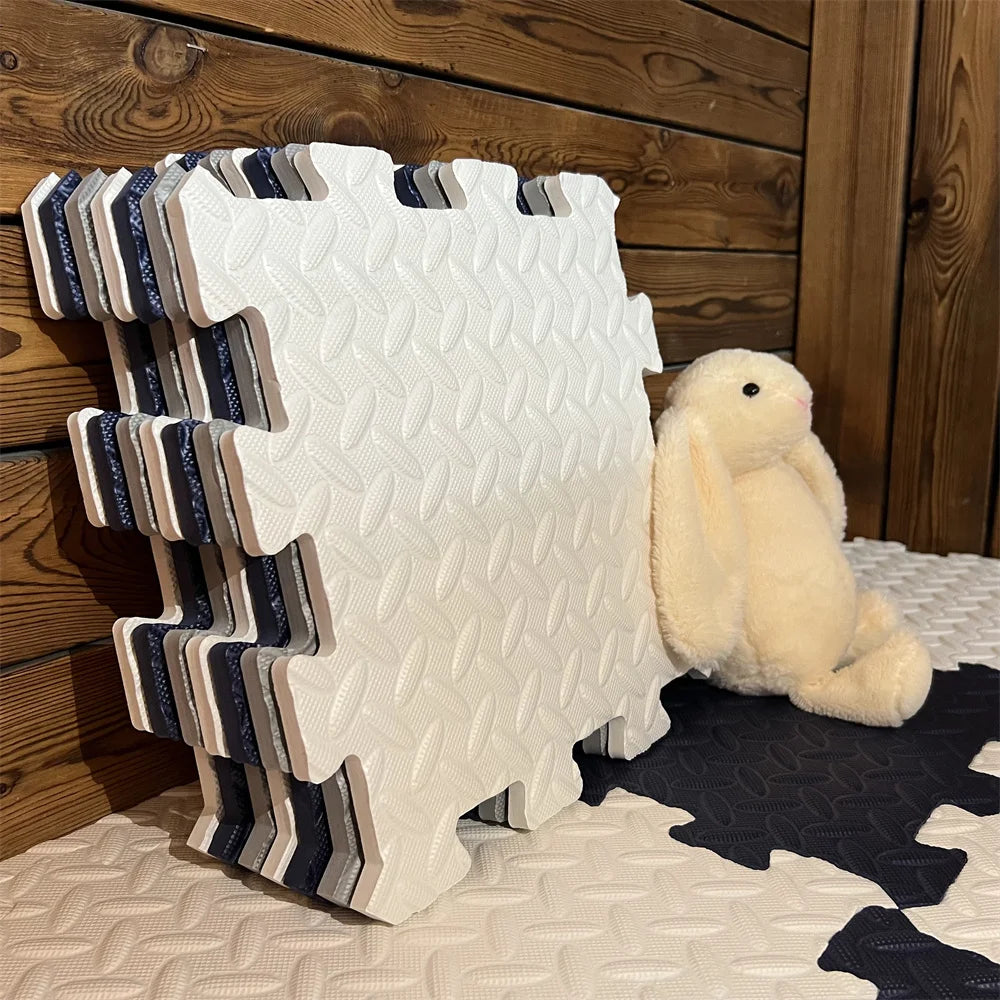 Zachte baby speelmat van foam met puzzelstukken – NUBI PLAYPAD - Glamorix