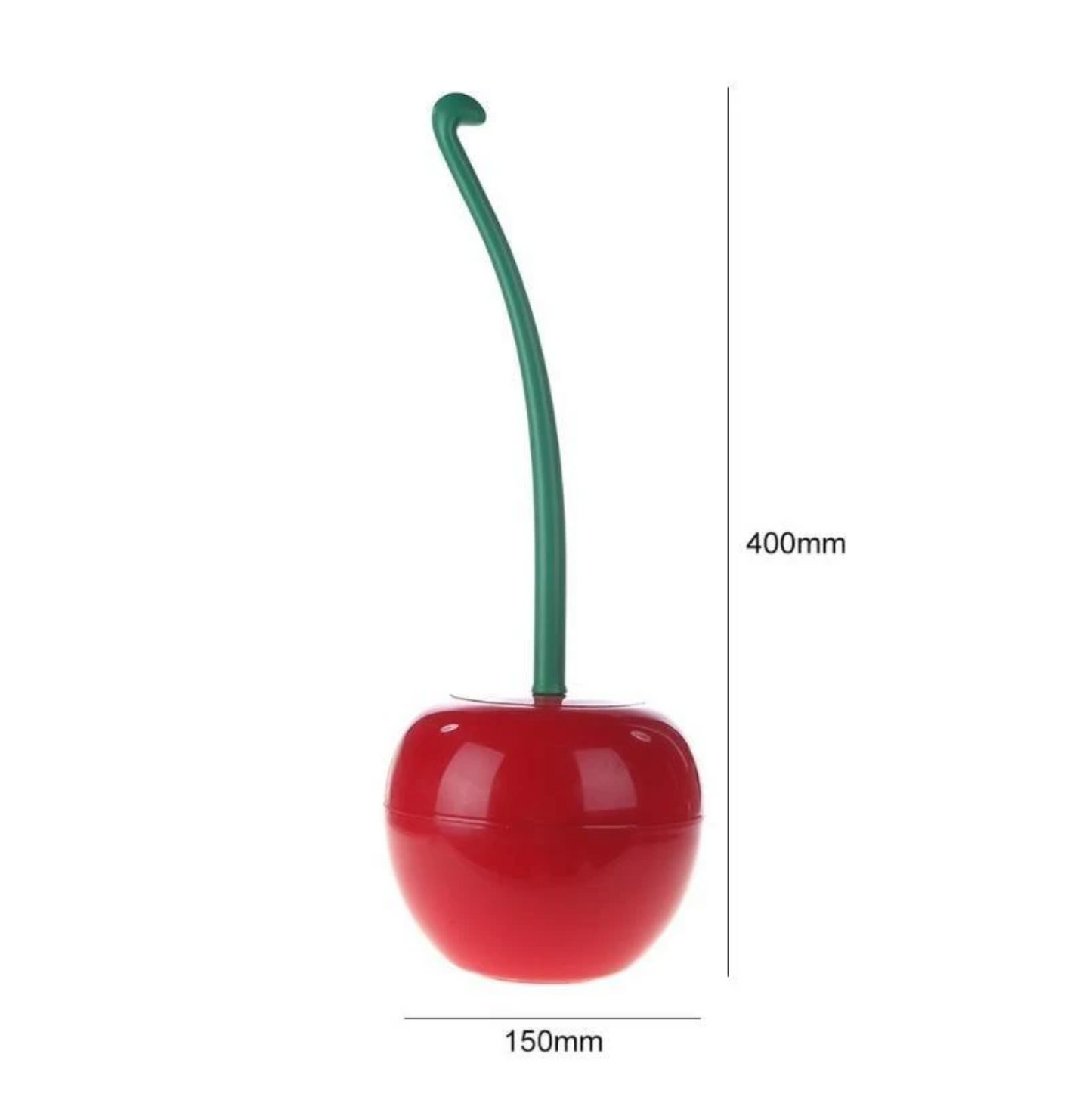 CHERRYCLEAN - Kersvormige toiletborstel met ergonomisch handvat