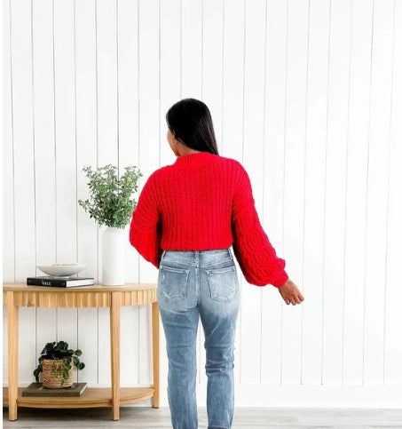 HARLOW - High-waisted boyfriend jeans met stijlvolle distressed details