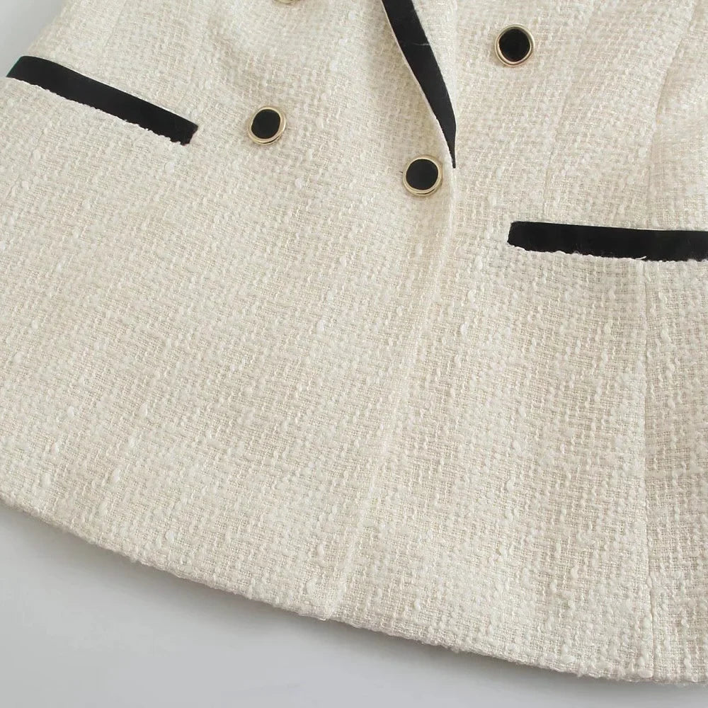 VIVIAN - Chique damesblazer met dubbele rij knopen