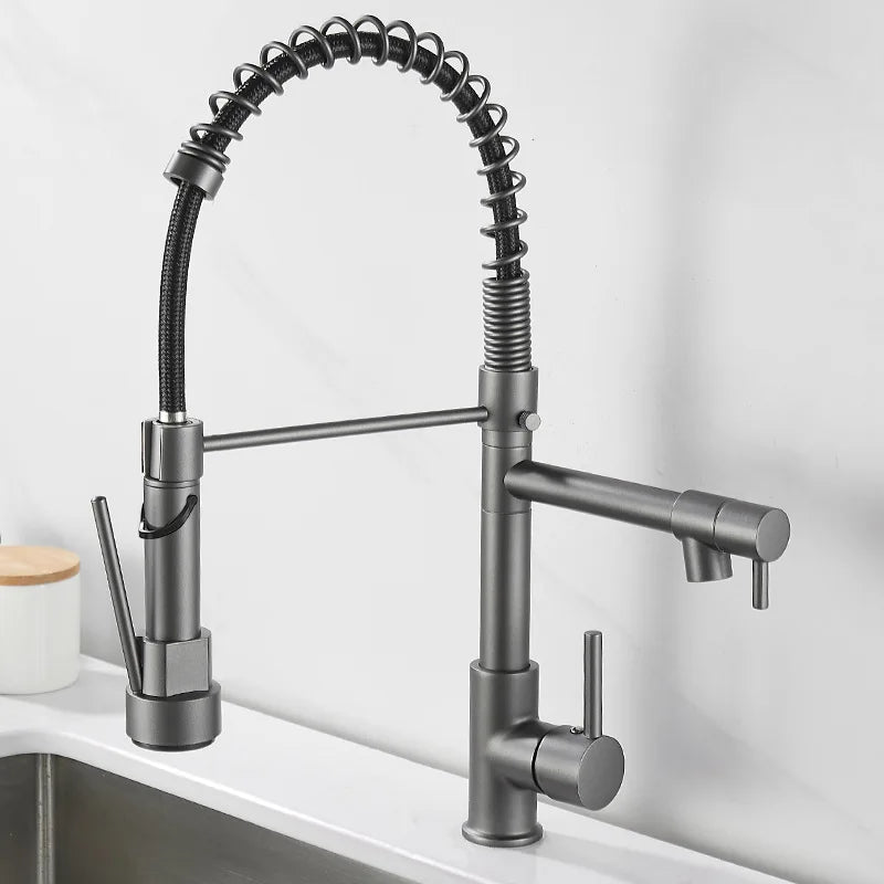 Dubbele waterkraan met draaibare uitloop – FLOWTWIST DUO - Glamorix
