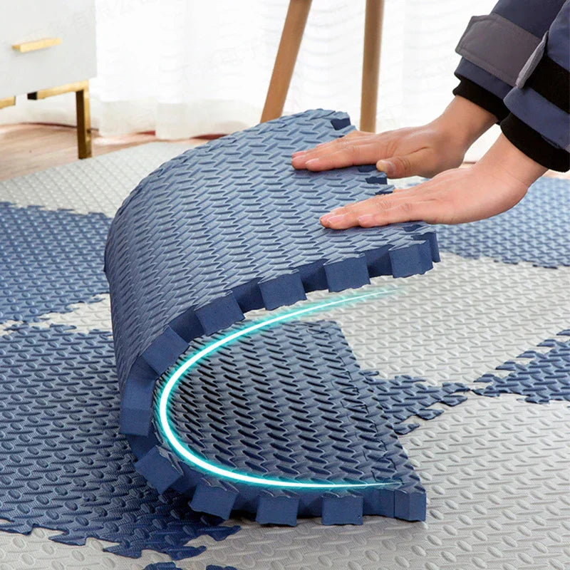 Zachte baby speelmat van foam met puzzelstukken – NUBI PLAYPAD - Glamorix