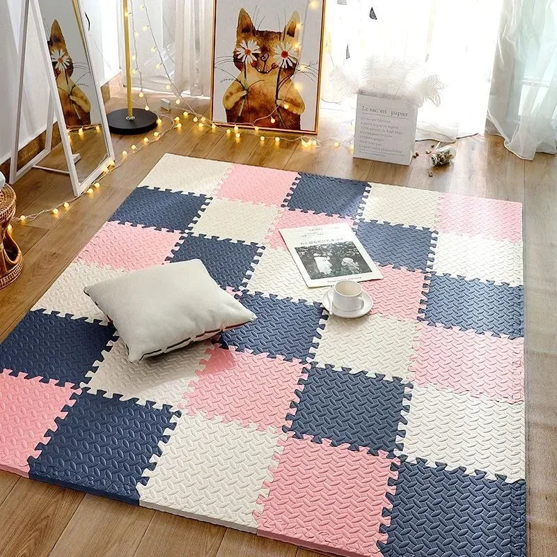 Zachte baby speelmat van foam met puzzelstukken – NUBI PLAYPAD - Glamorix