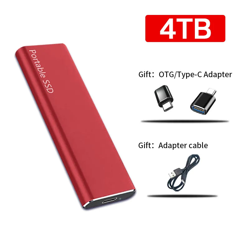 4TB externe harde schijf met USB-C en hoge overdrachtssnelheid – DATAVAULT 4X - Glamorix